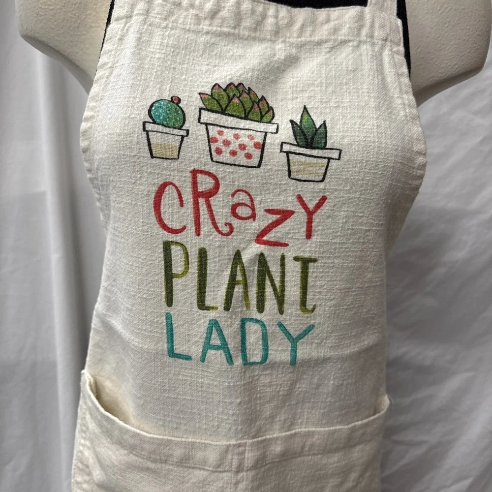 Crazy Plant Lady Apron Kitchen Gardening Cooking Gift Novelty‎